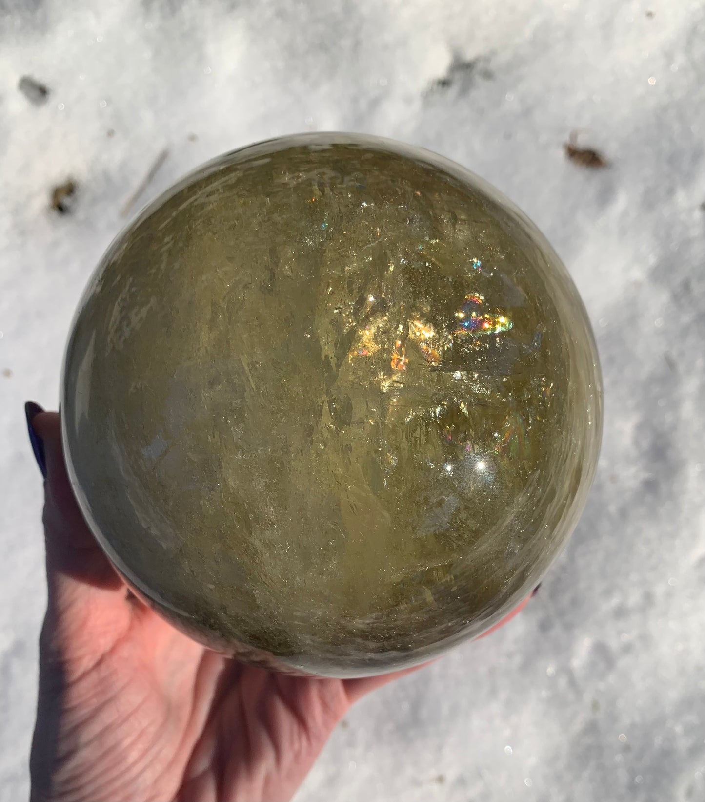 XL Smoky Citrine Sphere