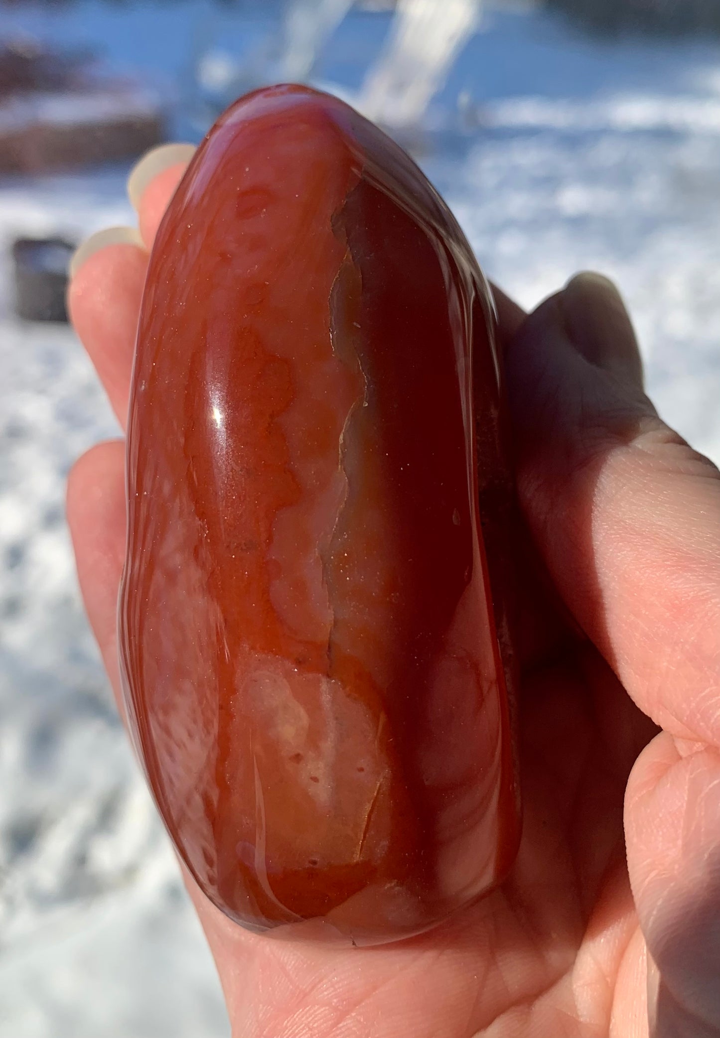 Druzy Carnelian Agate Geode