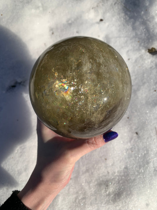 XL Smoky Citrine Sphere