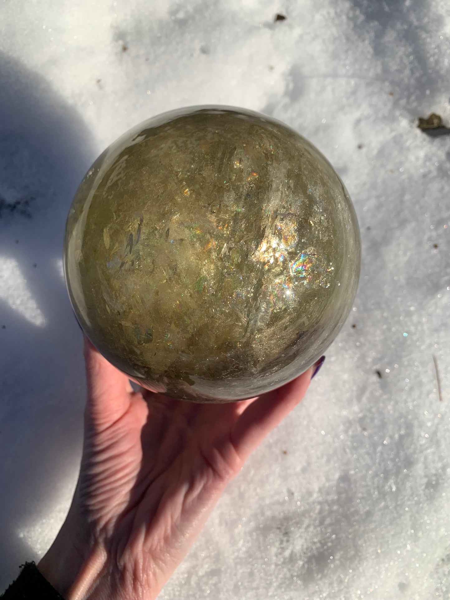 XL Smoky Citrine Sphere