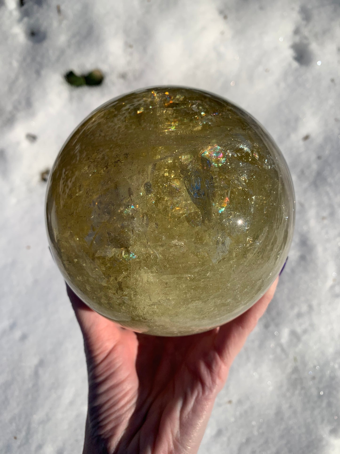 XL Smoky Citrine Sphere