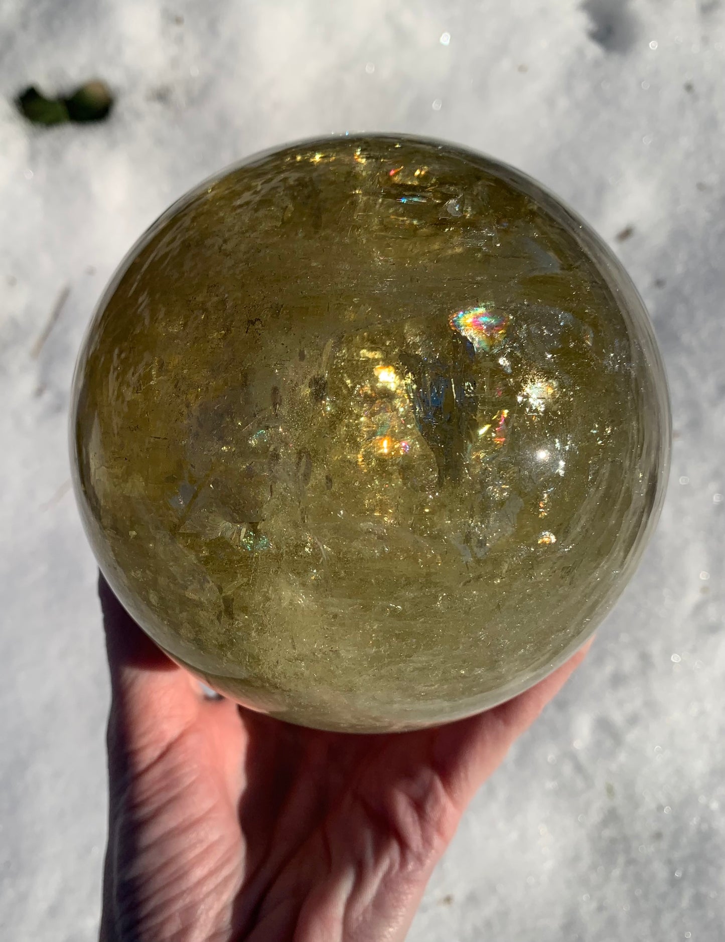 XL Smoky Citrine Sphere