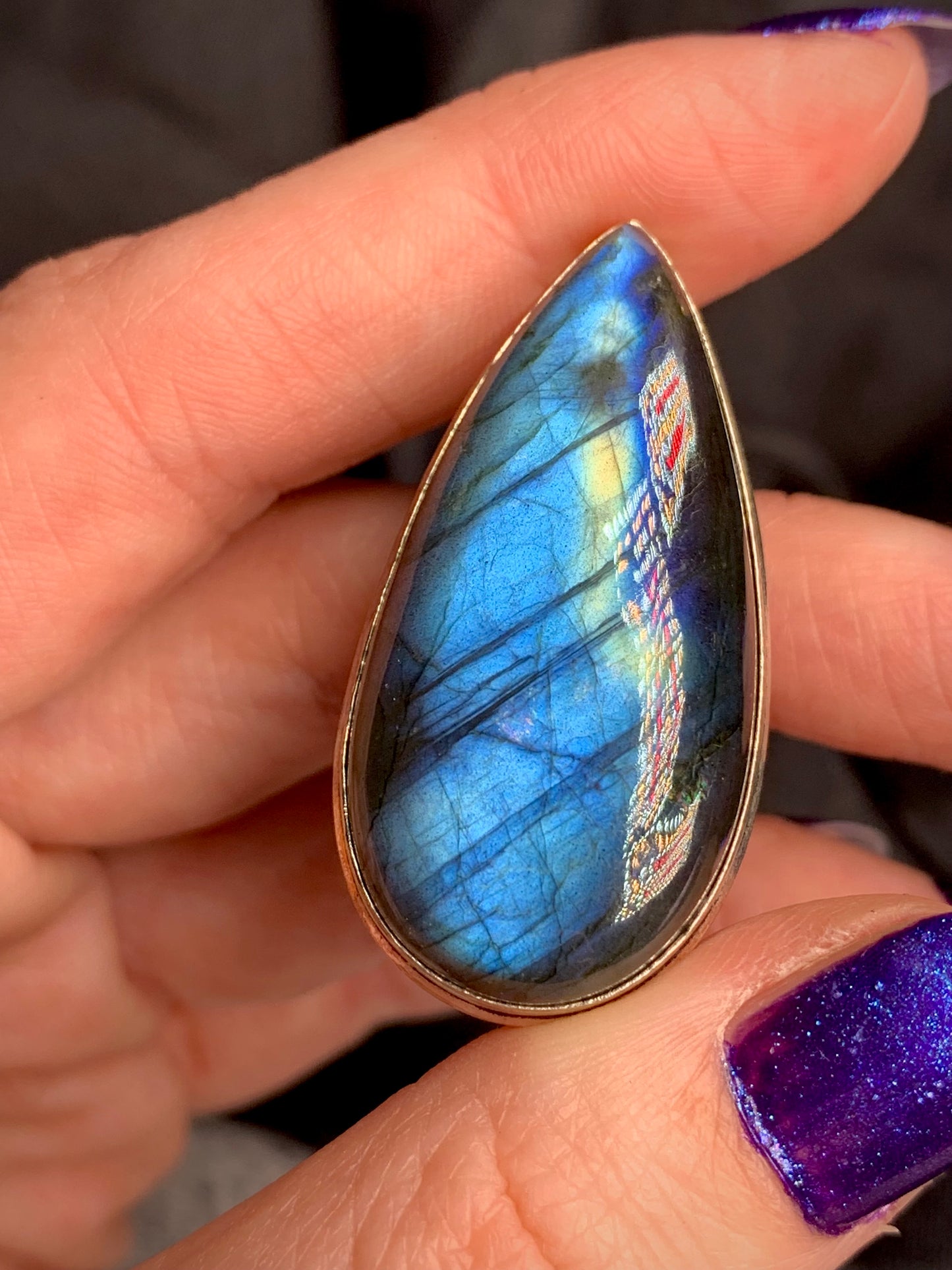 Labradorite Ring Sz 7